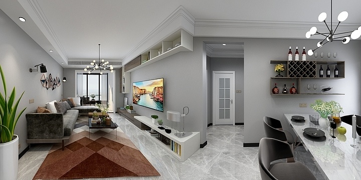 谭小懒-晶泽华府——心之岸-装修设计方案