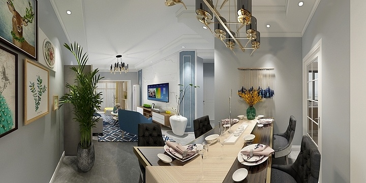 159****4314mcQL-荟储套三现代风格-装修设计方案