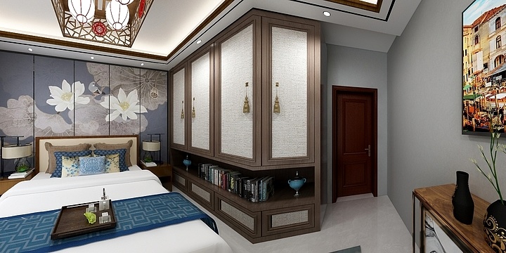 爱特亨空间美学设计-金科桃花源赵女士雅居设计方案-装修设计方案