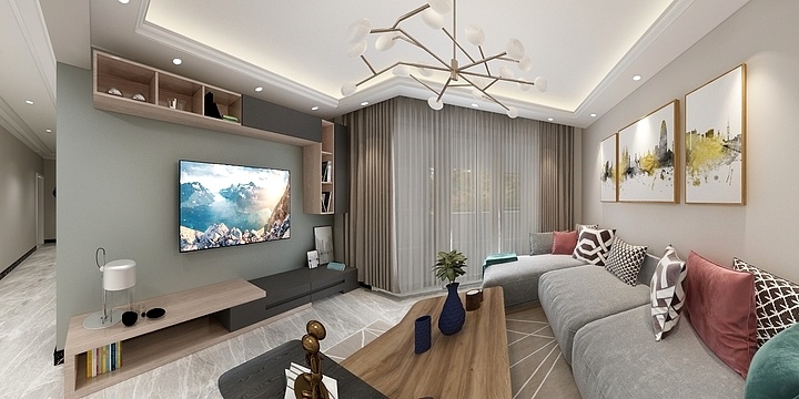 嘉盈装饰设计工程有限公司-建业桂园115.00㎡户型-装修设计方案