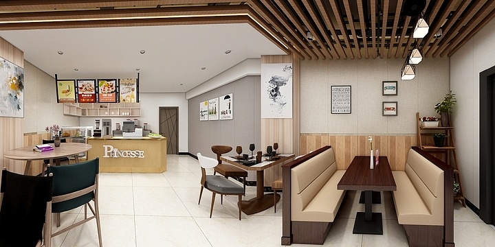 李俊求-水晶奶茶店-装修设计方案