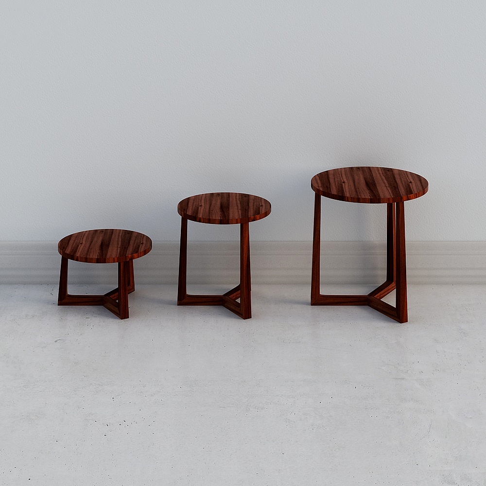 米卓-胡桃木-JG206-装饰3D模型