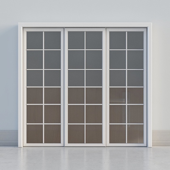 Modern Sliding Doors,Gray