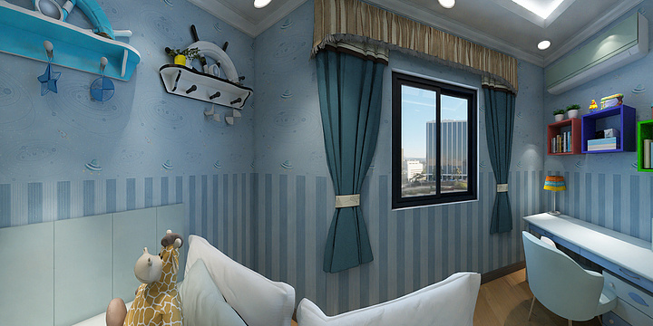 川谷池-儿童房-装修设计方案