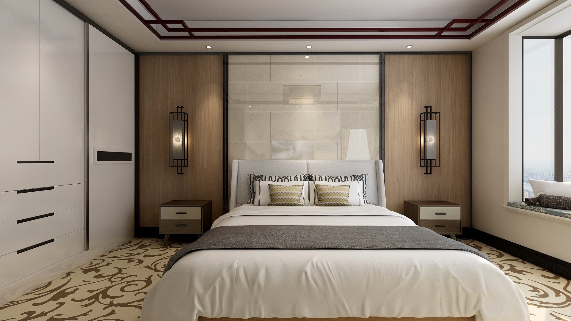 思人律心丶-卧室-中式-装修设计方案