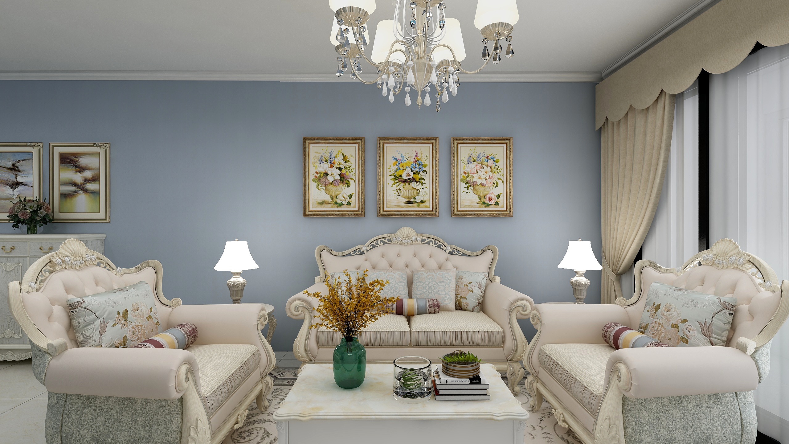 小小小小桔子呀-恒大江北帝景-装修设计方案