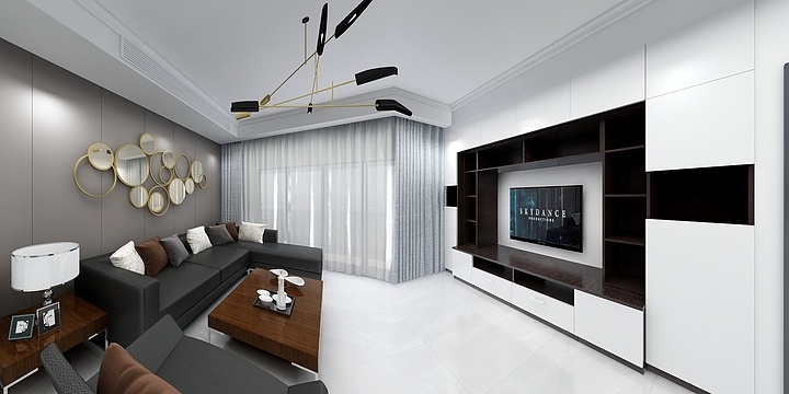 赫星设计-普陀区宜川华庭5号801室朗先生-装修设计方案