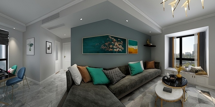 芝麻君兮-东郡国际-装修设计方案