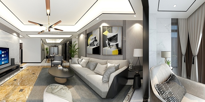 墨图二号-碧桂园10栋1501徐总雅居【现代轻奢】-装修设计方案