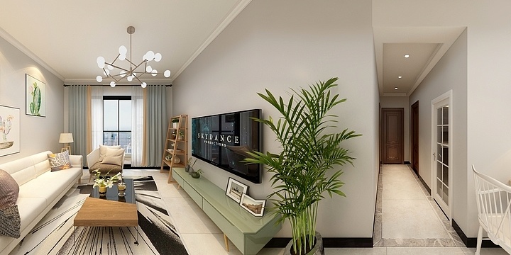 天星装饰设计-幸福汇705（简约风）-装修设计方案