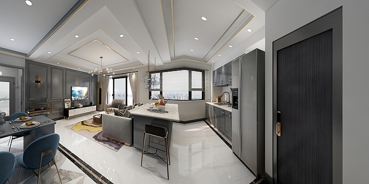 徐智成Ben-现代一室-装修设计方案