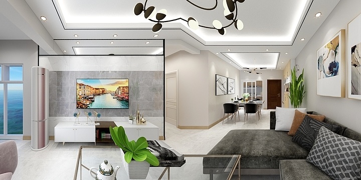 颜梦苓-金色领地·张姐姐-装修设计方案