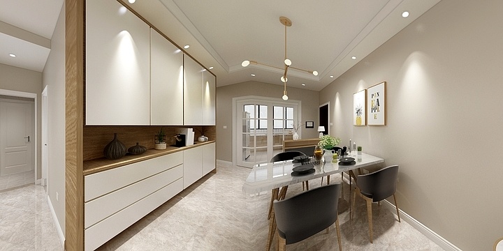 设计师居玲Jolin-[碧悦湾]原木风三居室-装修设计方案