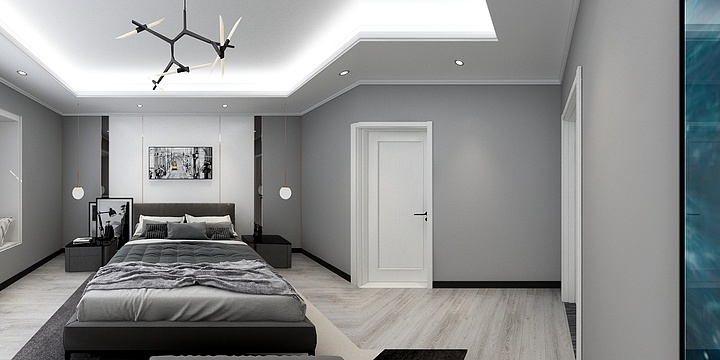 侯佳艺-现代-紫君花园-装修设计方案