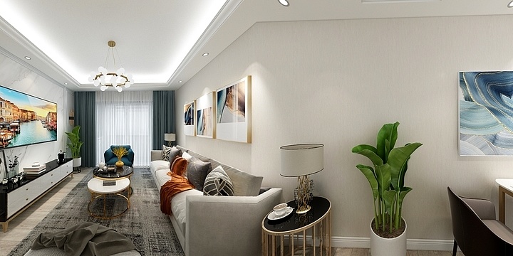 马鞍山筱设计室内设计工作室-安粮城市广场1期3栋1103-装修设计方案