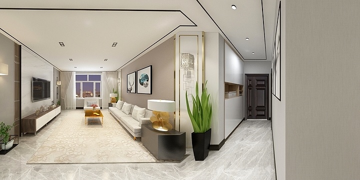 环球本设计Design-新中式极简-广东大厦4-2-301-杨女士-装修设计方案