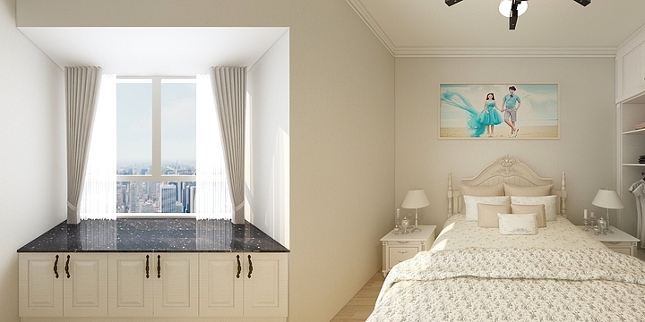 百年居装饰-欧鹏天景1-1604-装修设计方案