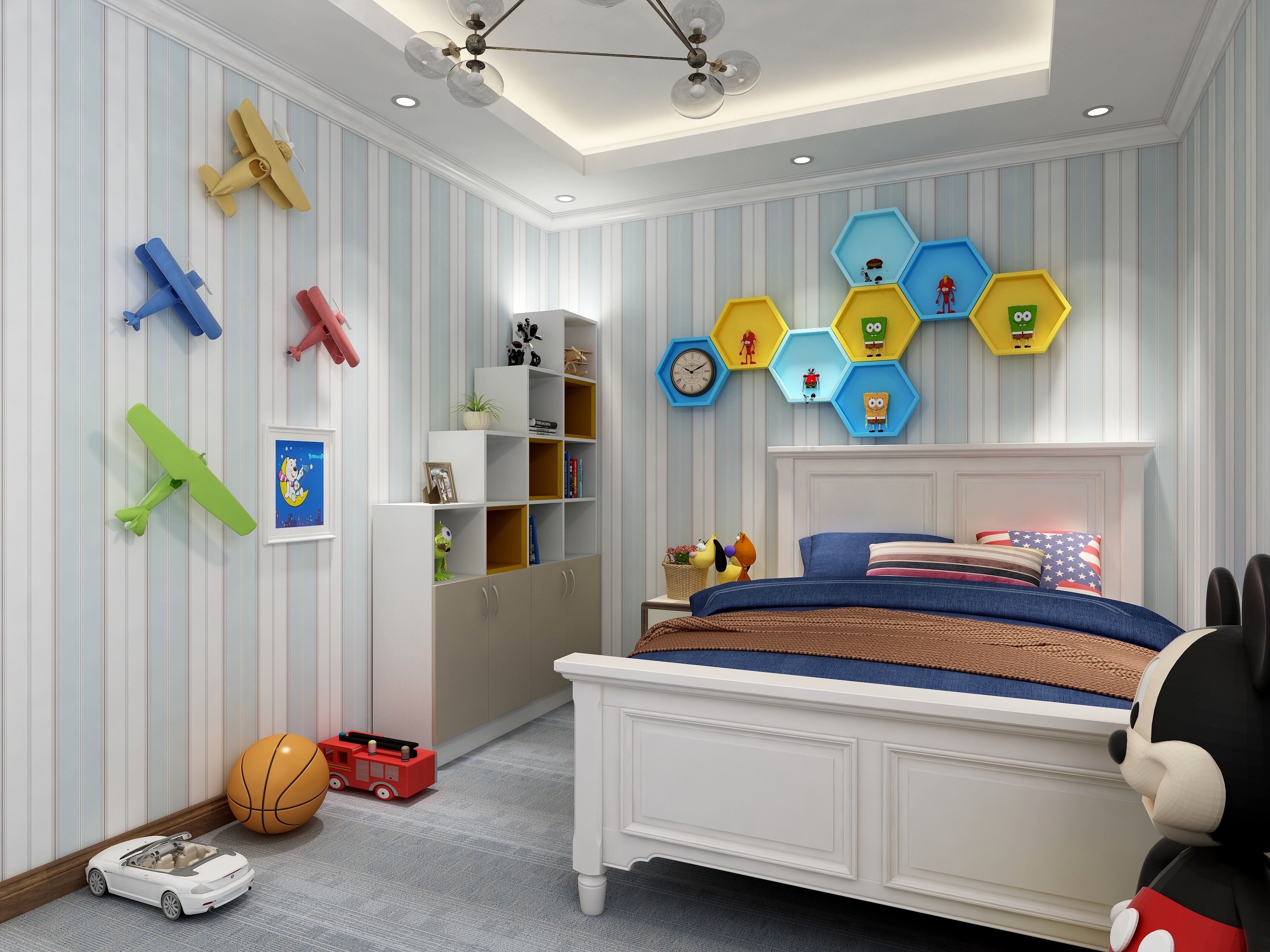 纪骁堂-儿童房平面图-装修设计方案