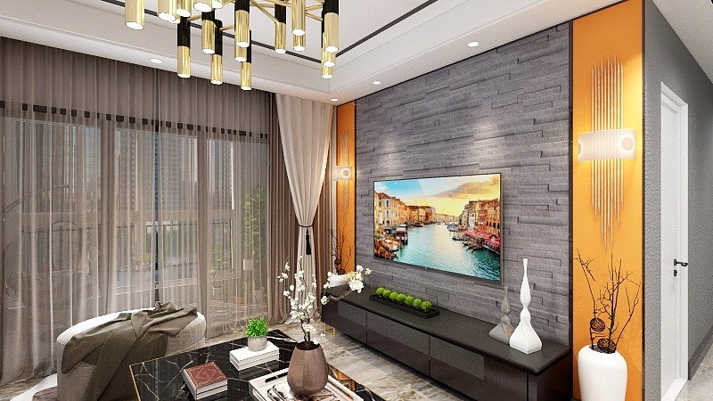 杨子桐-望江豪庭硅藻泥全屋定制效果图-装修设计方案