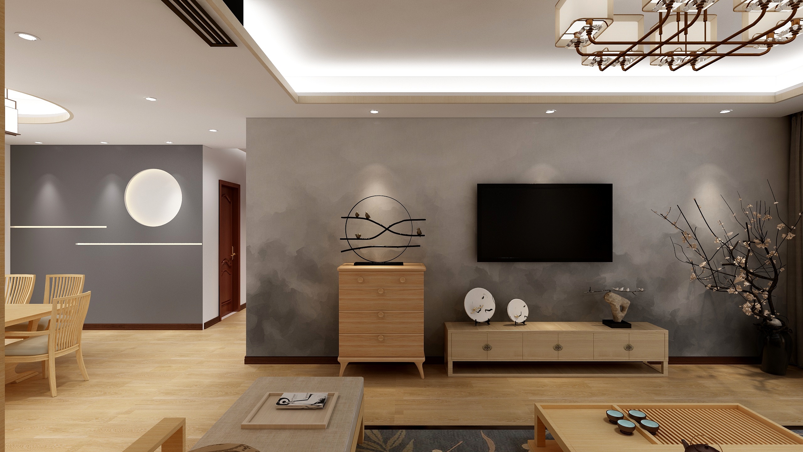 阮文泽-黄·原木与白-装修设计方案