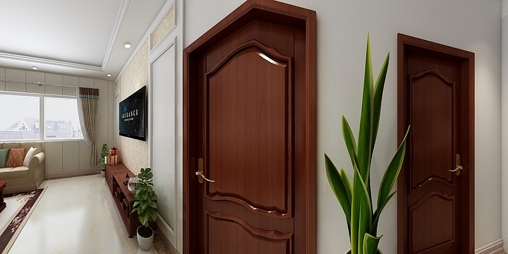 山东居安宅配装饰工程-华安庭岸风景102.36㎡16#多层B户型3室3厅1卫1厨-装修设计方案