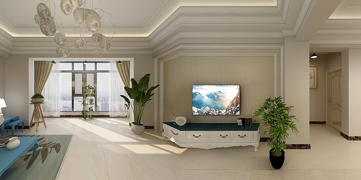 浦仕会-珠江源小区单元房A户型-装修设计方案