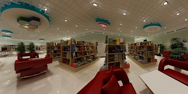 创意空间设计工作室-学校图书阅览室-装修设计方案