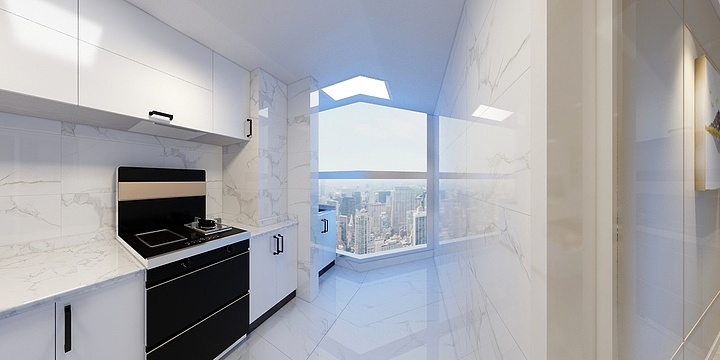 一米空间设计-东方时代广场-雅加达-2303室-装修设计方案