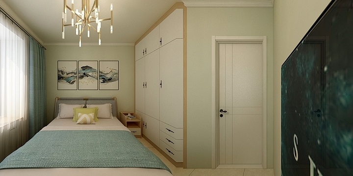 山东嘉木恒颐家居装饰有限公司-乔老师-龙湖・春江郦城95.00㎡-装修设计方案