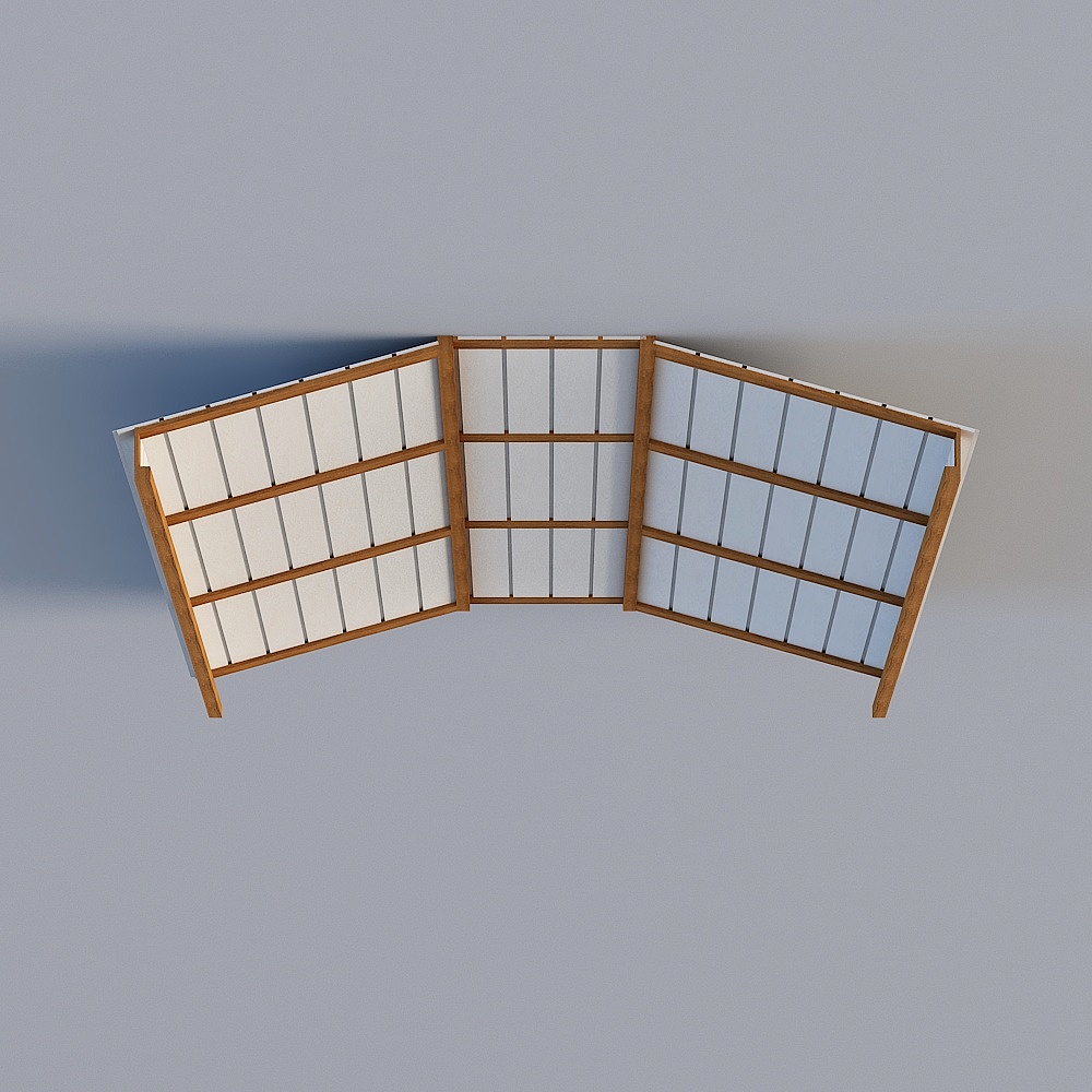 八字顶3D模型