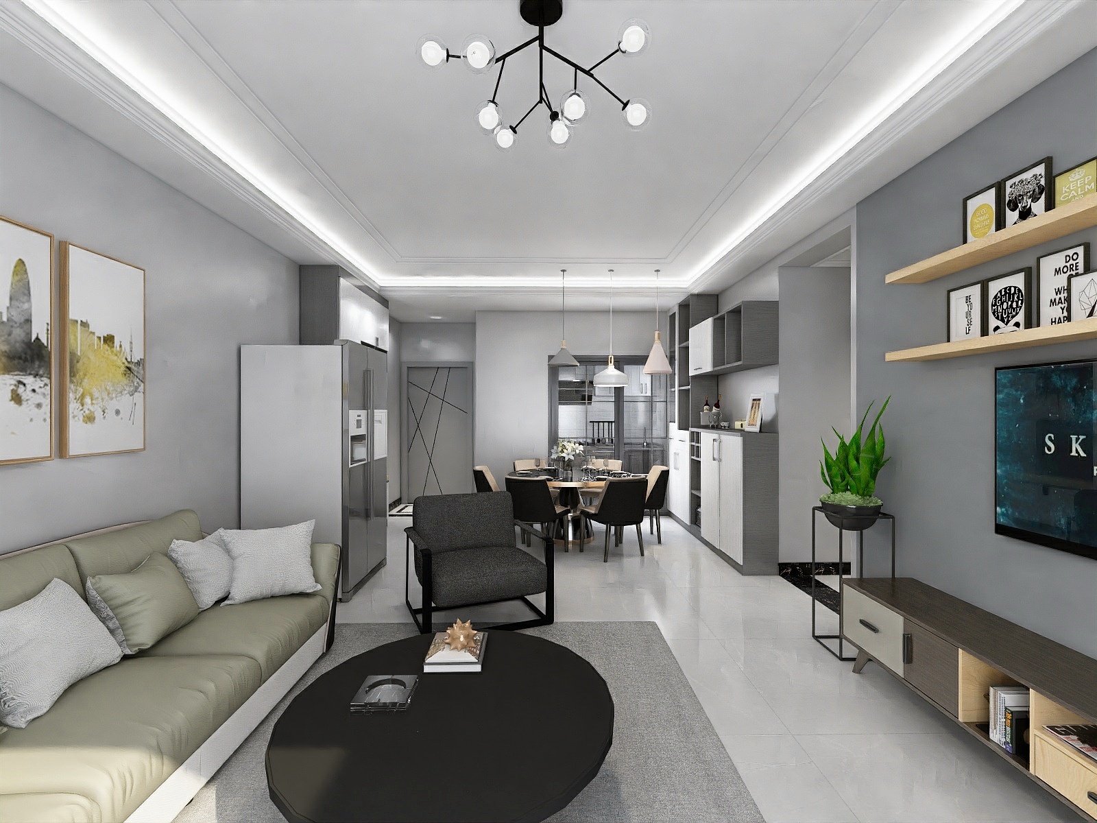 陈伟民-盈丰尚城G2004欧小姐-装修设计方案