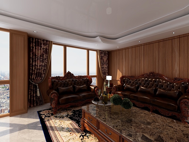 河南郑州艾是体验馆rS-大河龙城四期颐河原筑289.33㎡E户型4室3厅3卫-装修设计方案