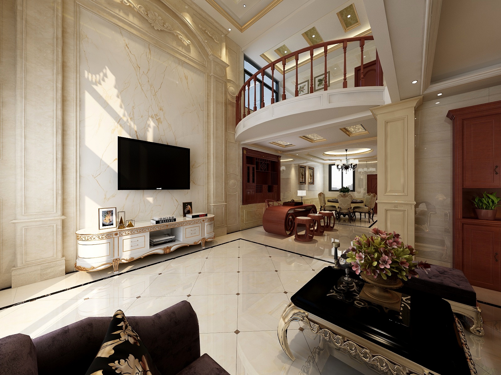 开远飞驰装饰-星光雅苑-欧式风-装修设计方案