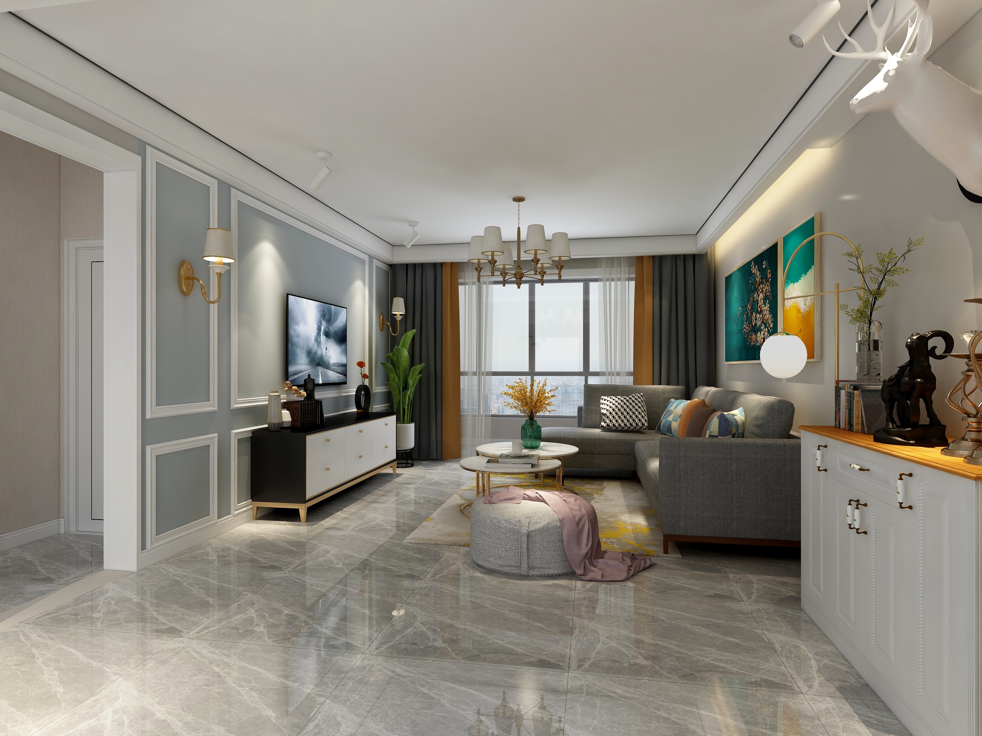 子静设计-二中高层-装修设计方案