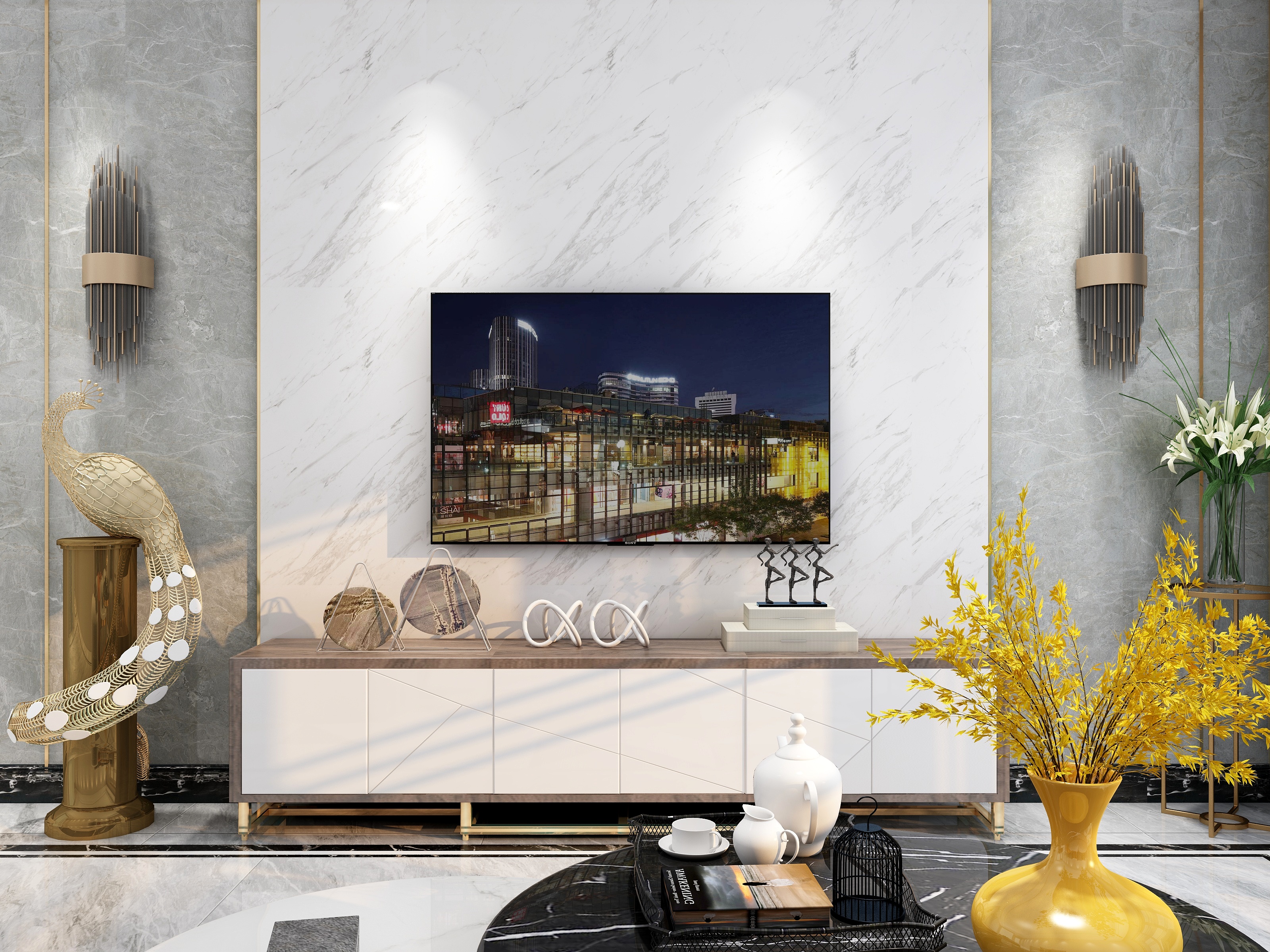 德国芬迪-御园·江南现代轻奢样板房-装修设计方案