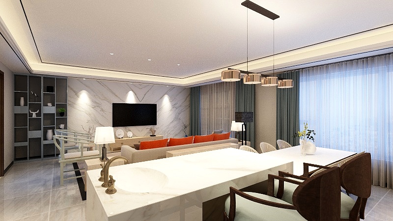 瑞诚时代设计工作室诚艺设计wk-酷家乐203金悦湾-装修设计方案