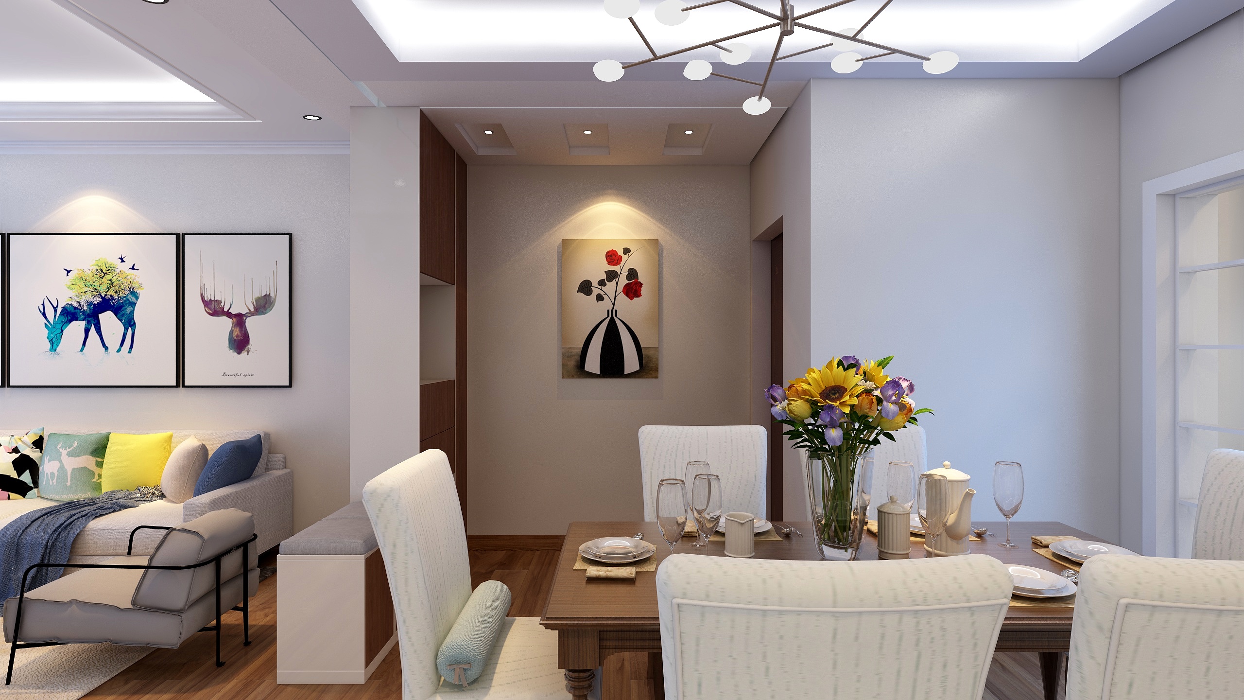 居尚装饰胡世锋-华景苑2-303平面图-装修设计方案