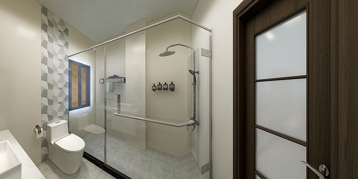 HY装饰-主人房卫生间-装修设计方案