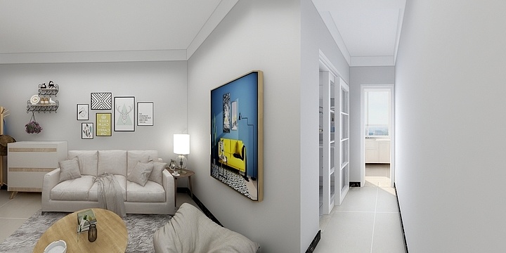 初东方-产权处效果图格式-装修设计方案