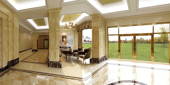 武穴华派装饰-入户大堂-装修设计方案