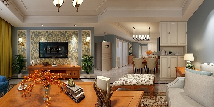 王正林全屋设计-保集外滩张姐雅居-装修设计方案