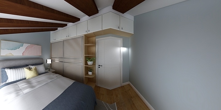 唐河圣卡莱-天鹅堡6-1-3033二楼-装修设计方案