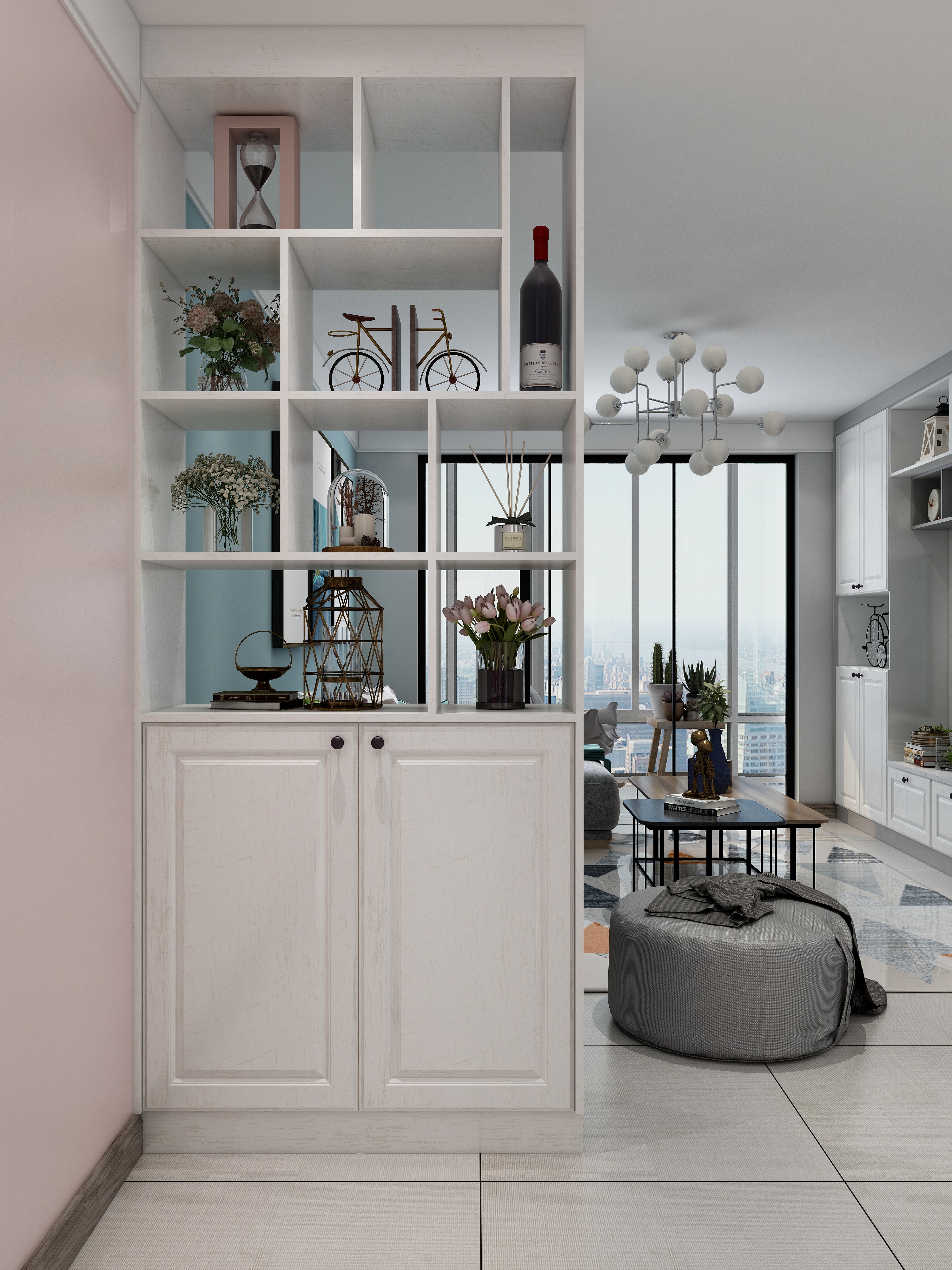 Tim设计_-115方北欧三居装修效果图