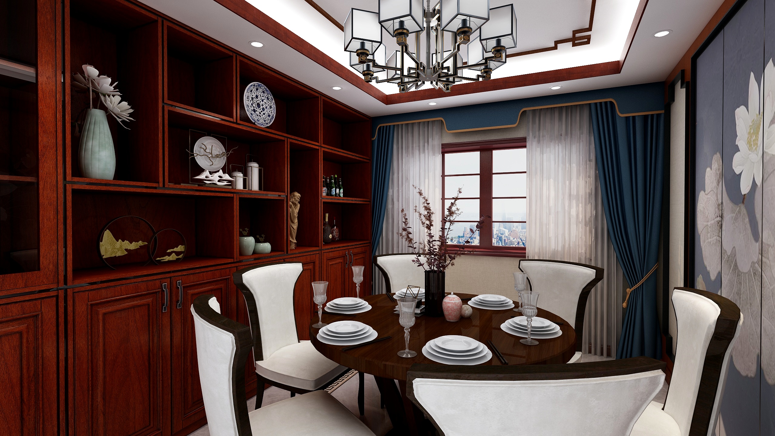 程子涛-餐厅效果-装修设计方案