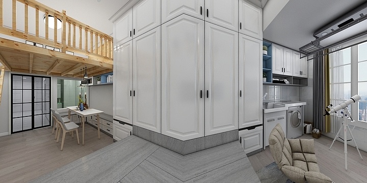 張煷-信江帝景单身公寓-装修设计方案