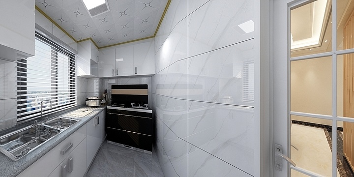 直度装饰大斌-西安客户定制127平米现代简约风格-装修设计方案