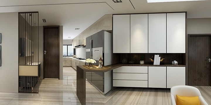 写实效果图-置信花园城-装修设计方案