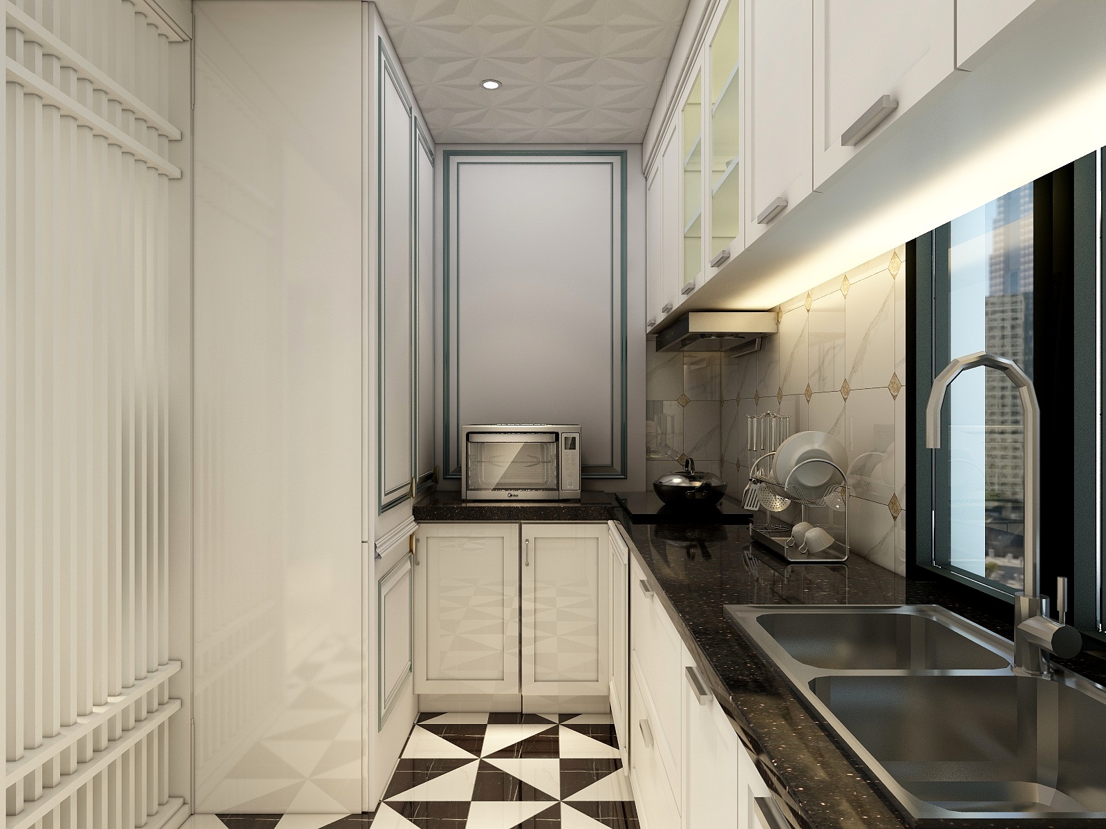 廸偉-歐式小天地一层厨房装修效果图第3张