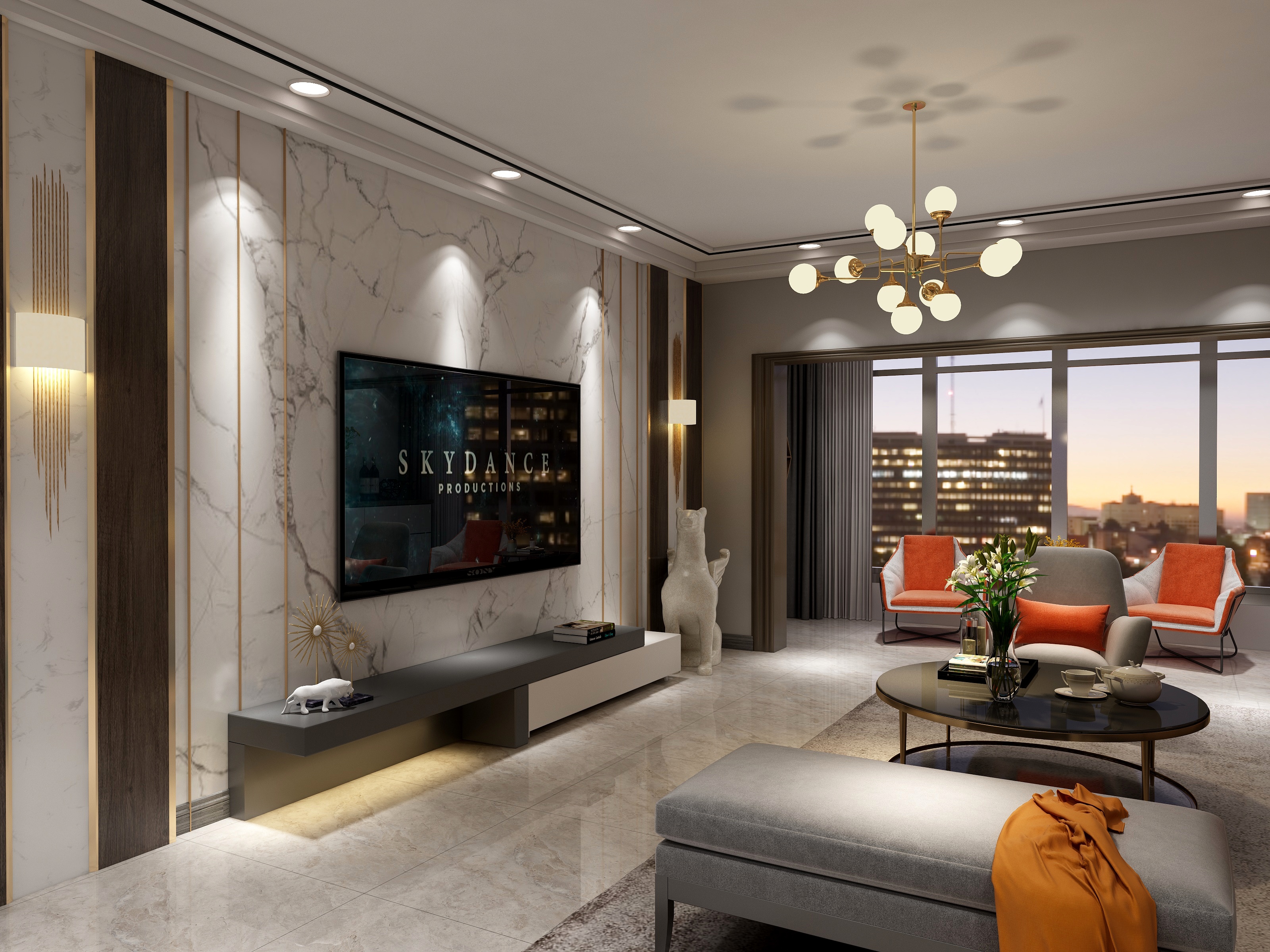 吴长龙-现代轻奢·灰-装修设计方案