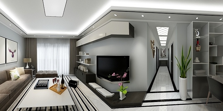 窦博宇-现代-装修设计方案